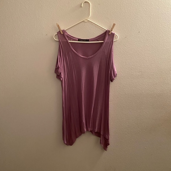 Mauve short sleeve top - Picture 1 of 4